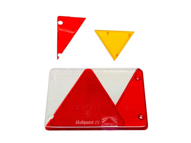 Spare lens rear light Aspöck Multipoint 4 Right 200x136x59 license plate light for 3010049