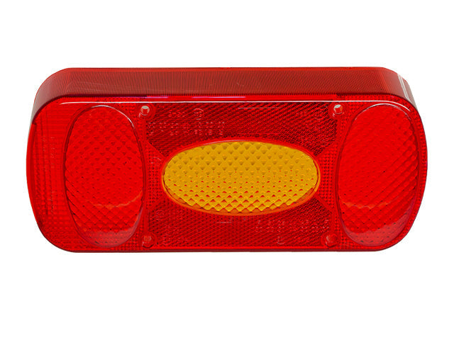 Spare lens rear light Aspöck Midipoint 2 218x98x57 rear fog light 3010042/3010043