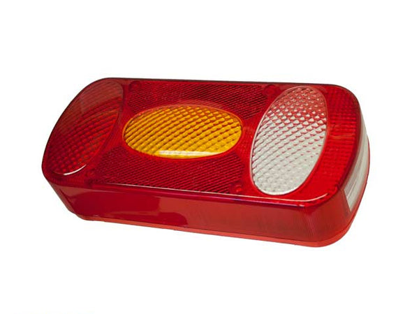 Spare lens rear light Aspöck Midipoint 2 218x98x57 reverse light