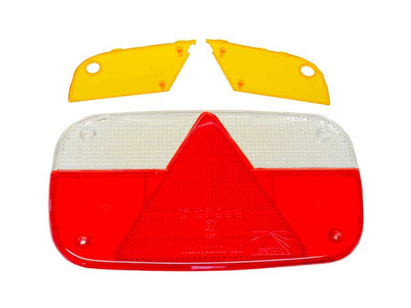 Spare lens rear light Aspöck Multipoint 3 244x138x60 for 3010092/3010093/3010094