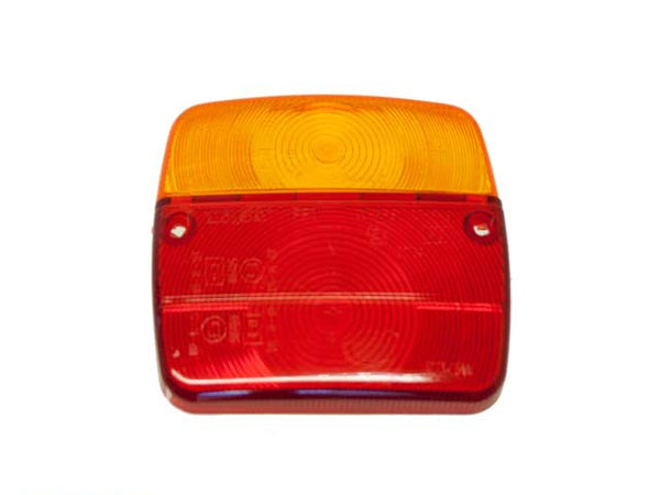Spare lens rear light Ajba 108x103x14 3-chamber lens for 3010036