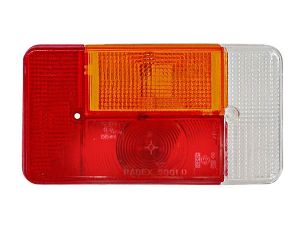 Spare lens rear light Radex Right 190x100x20 for 3010306