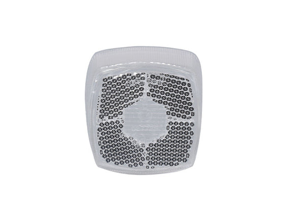 Spare lens position light Aspöck/Saw/Hella 62x62x45 white reflector