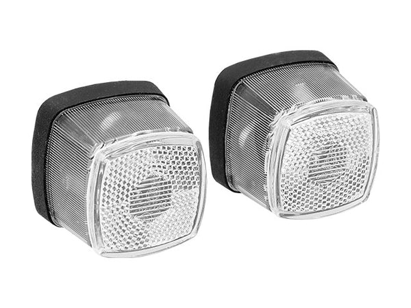 Position light Aspöck/SAW/Hella White 62x62x40 2 pack