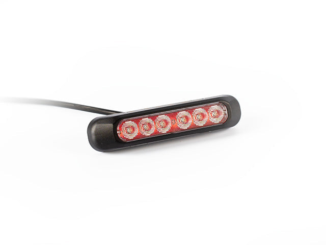 Rear fog light LED Valeryd Universal 132.2x28.2x18.9 red