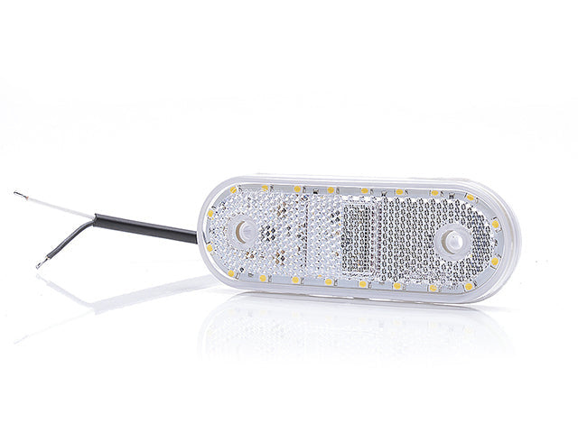 LED Position light WAŚ 114x40x40 white, 0,22 m Cable