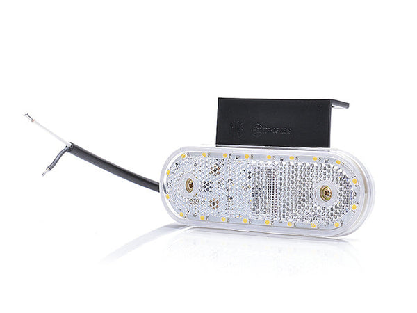 LED Position light WAŚ 114x63x40 white, 0,22 m Cable