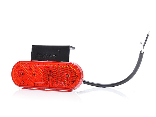 LED Position light WAŚ 114x63x40 red, 0,22 m Cable