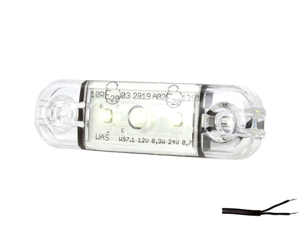 Position light LED WAS 83.8×24.2×10.4 white 3155050