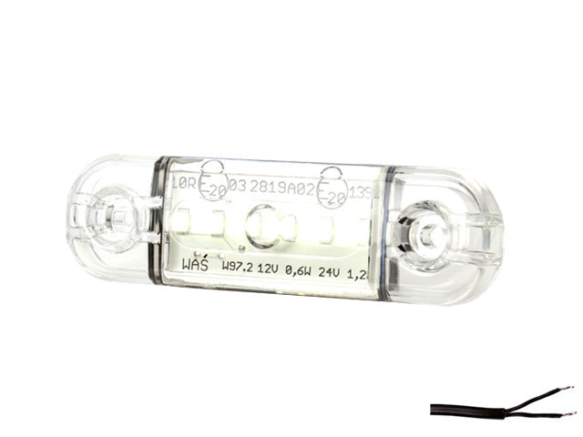 Position light LED WAS 83.8×24.2×10.4 white 3155060