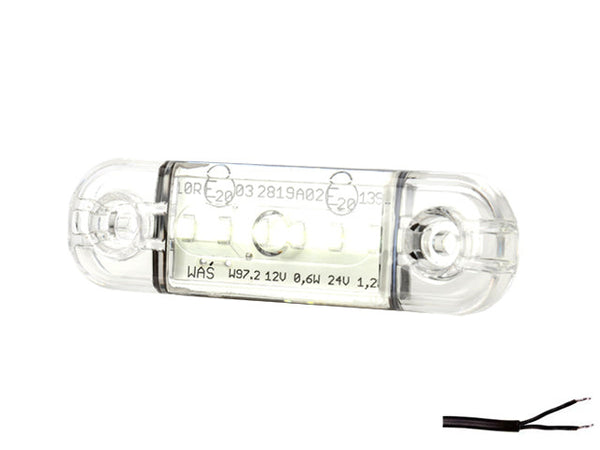 Position light LED WAS 83.8×24.2×10.4 white 3155060