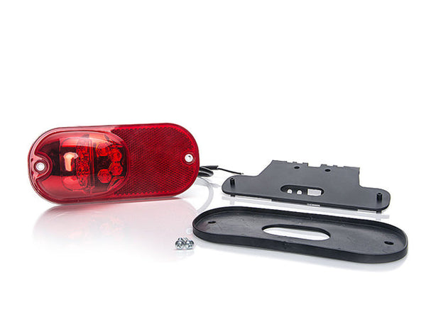 LED Position light WAŚ 159,2x73,3x36,4 red, 0,5 m Cable