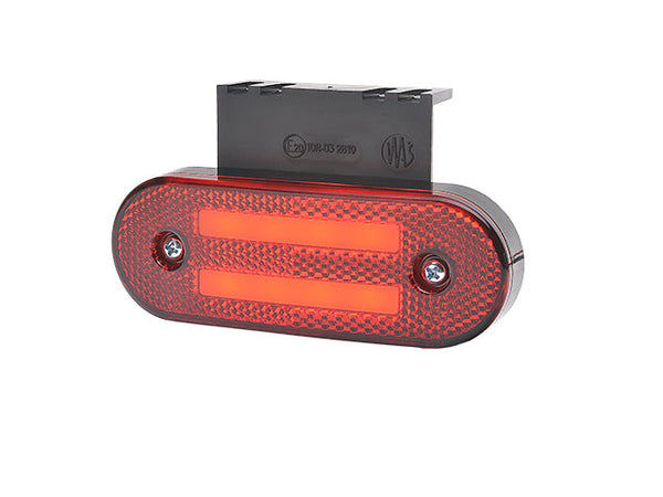 LED Position light WAŚ 115,3x41,3x20 red, 0,22 m Cable