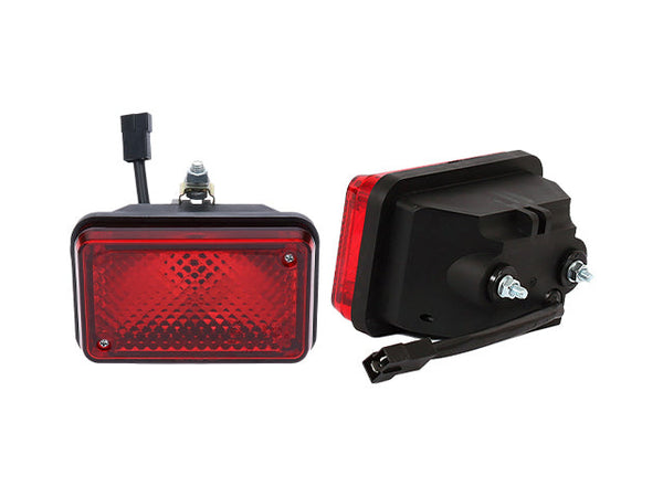 Position light WAŚ 136x86x82 red, 0,18 m Cable