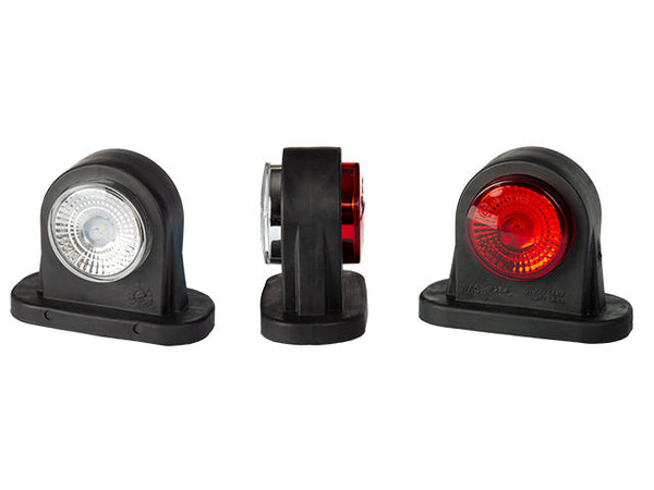 Marker light LED WAS Universal 48×97×78 mm red/white