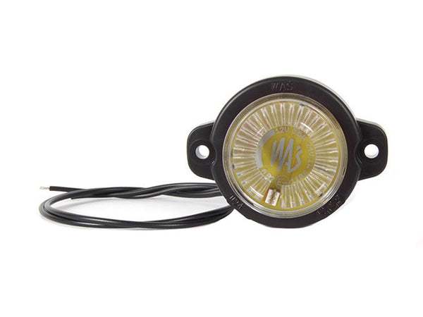 LED Position light WAŚ R/L Ø60,5x25mm white, 0,22 m Cable