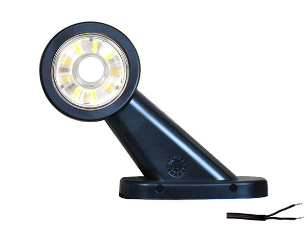 LED End outline marker WAŚ R 108x134,5x49 red/white 290mm Cable