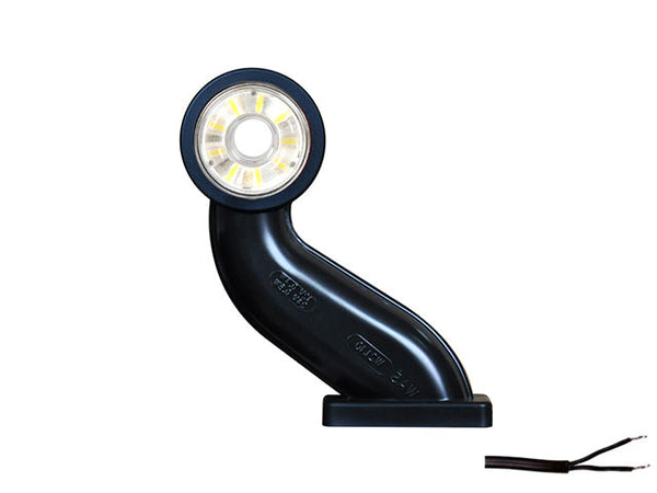 Marker light LED WAS Left 150×96.5×39.5 red/white