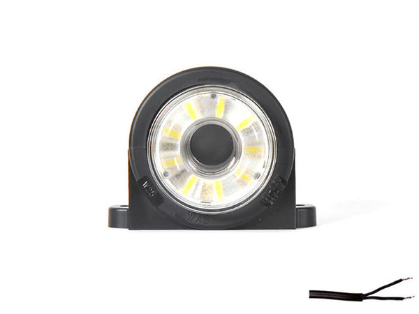 LED Position light WAŚ 89x60x78 white 200mm Cable