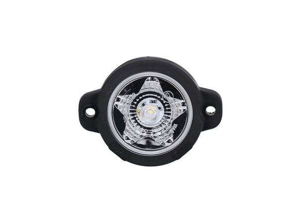 LED Position light WAŚ Ø60,5x14mm white, 0,22 m Cable