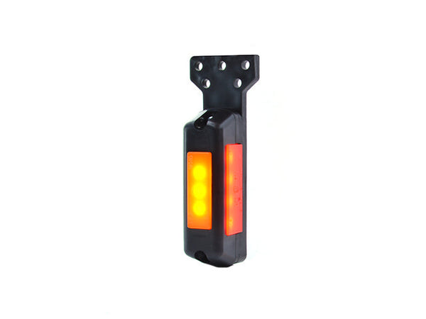 Marker light LED WAS Left 90×35.5×42 yellow/red/white