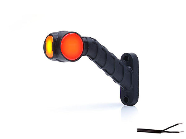 Marker light LED WAS Left 189×140×55 yellow/white/Röd
