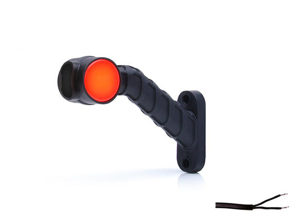 Marker light LED WAS Left 189×140×55 white/Röd