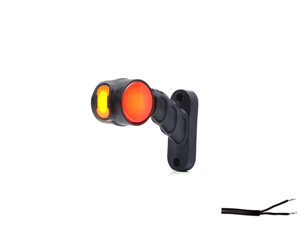 Marker light LED WAS Left 134×108×55 yellow/white/Röd