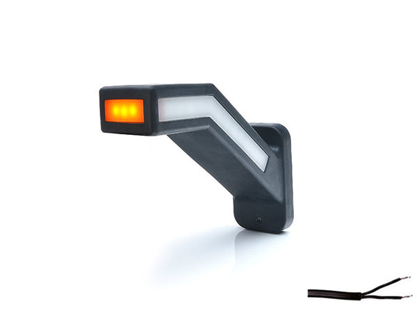 Marker light LED WAS Right 184.9×145.5×58 yellow/white/Röd