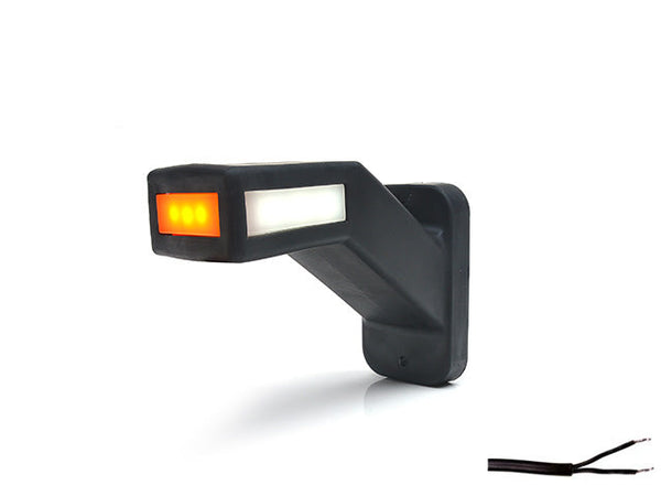 LED End outline marker WAŚ R 146,1x110,6x58 yellow/white/red 310mm Cable