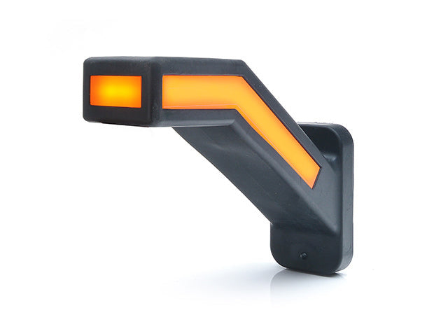 LED End outline marker WAŚ L 184,9x145,5x58 yellow/white/red 400mm Cable