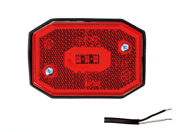Position light LED Valeryd Red 65x42x30