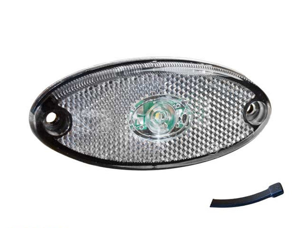 Position light LED Aspöck Flatpoint 2 White 102x46x14