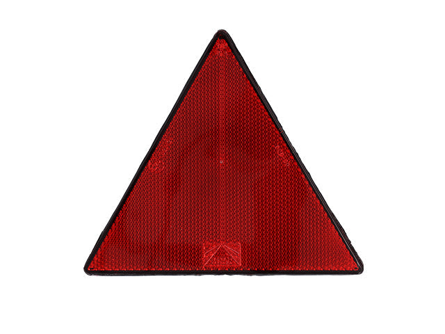 Triangular reflector Aspöck red 156x136 mm