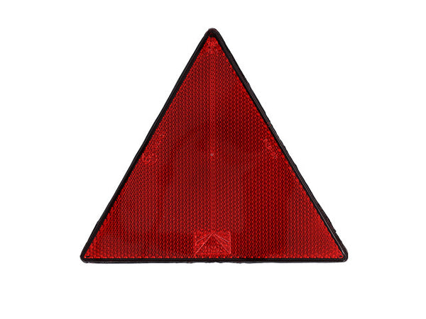 Triangular reflector Aspöck red 156x136 mm
