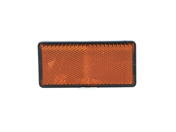 Rectangular reflector Radex orange 103x51 mm
