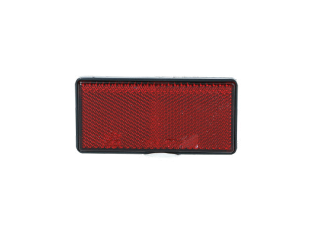 Rectangular reflector Radex red 103x51 mm