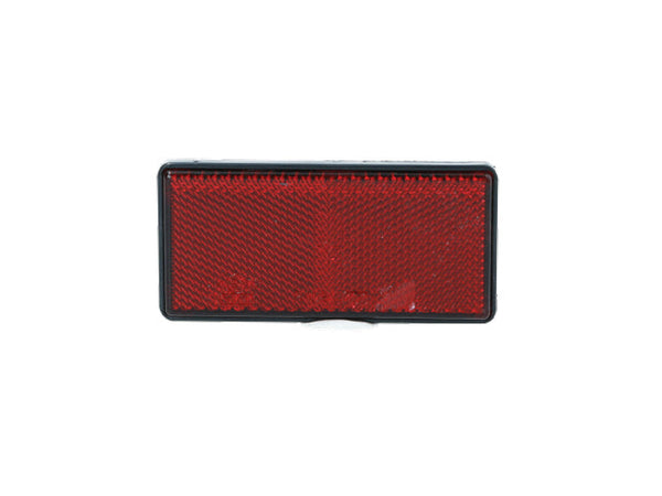 Rectangular reflector Radex red 103x51 mm