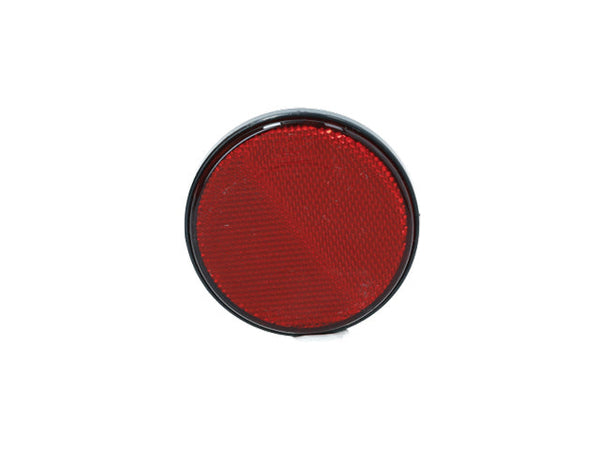 Round reflector Radex red Ø80 mm