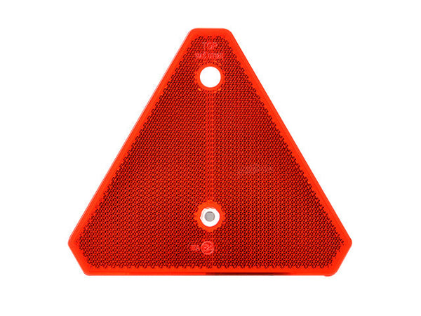 Triangle reflector WAS 125×150 mm red