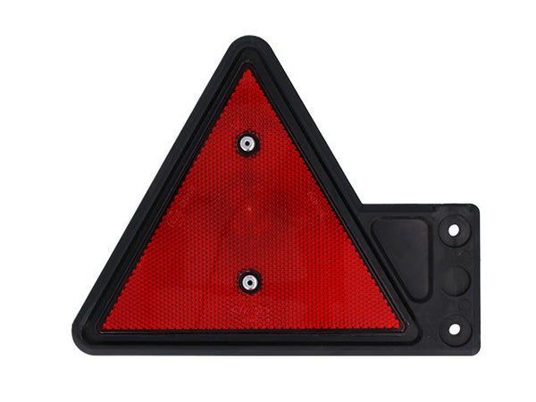 Triangular reflector Valeryd Left red 155x136 mm