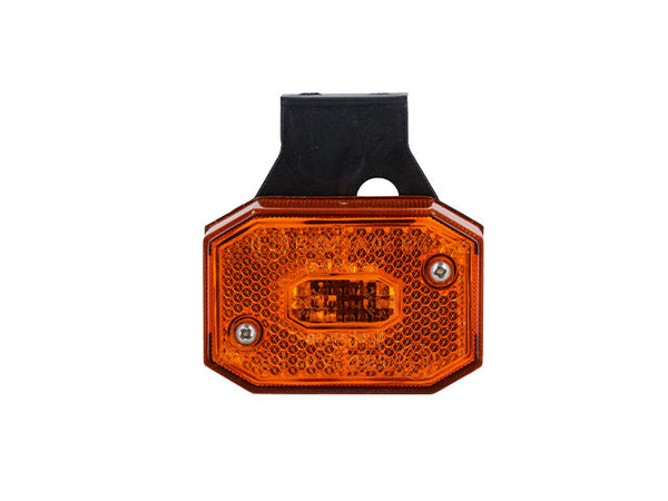 Side marker light Aspöck Flexipoint 65x44x23 yellow, reflector