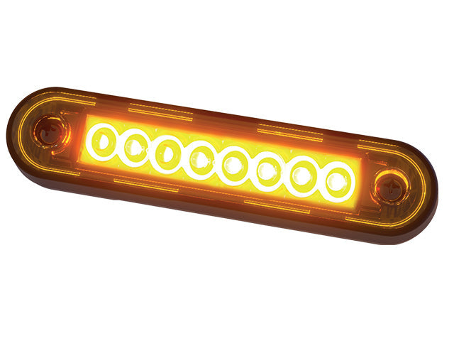 Side marker light LED Valeryd Yellow 120.4x12.8