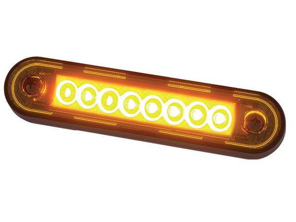 Side marker light LED Valeryd Yellow 120.4x12.8