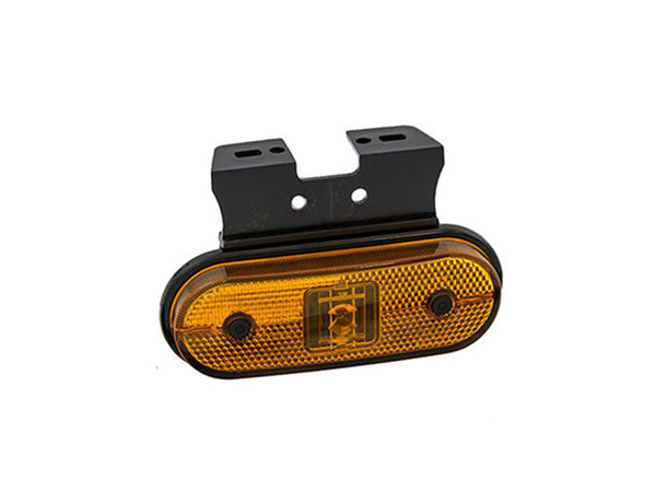 Side marker light LED Aspöck Unipoint 1 Yellow 119x75x18 0.5 m