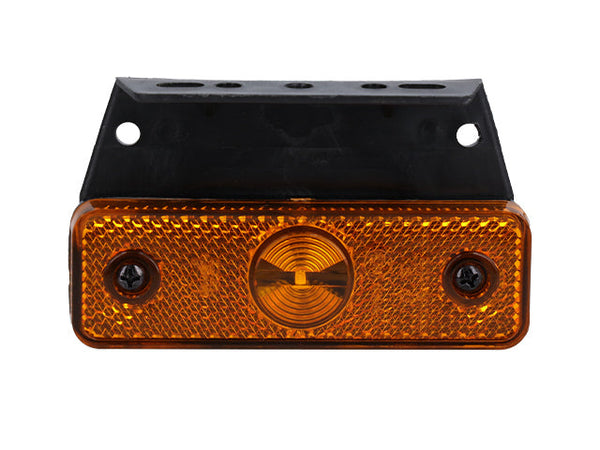 Side marker light LED Aspöck Flatpoint 1 Yellow 99.5x74x55