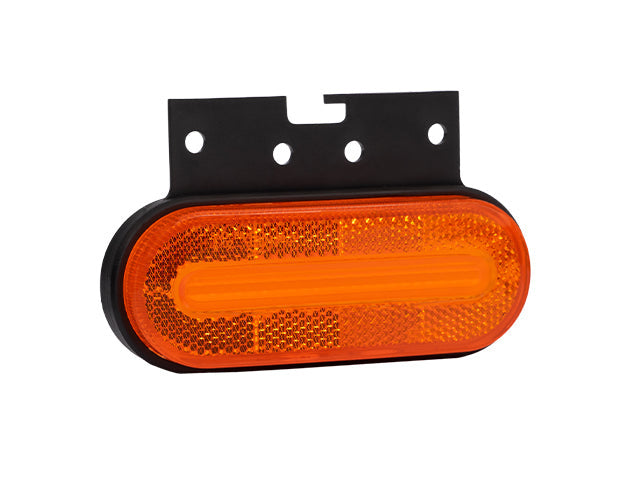 Side marker light LED Valeryd yellow 126x76x40 with indicator