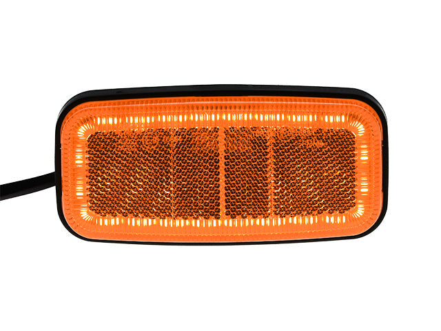 Side marker light LED Valeryd yellow 125x60x24 with reflex