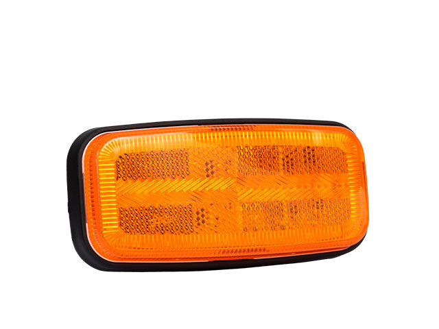 Side marker light LED Valeryd yellow 125x60x24 with indicator