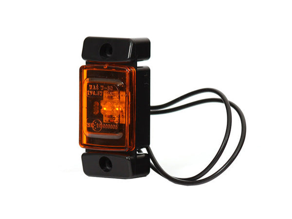 Side marker light LED WAS Universal 72×32×23 yellow